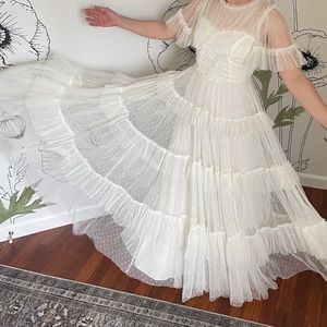 IVY City Whimsical dress maxi tulle